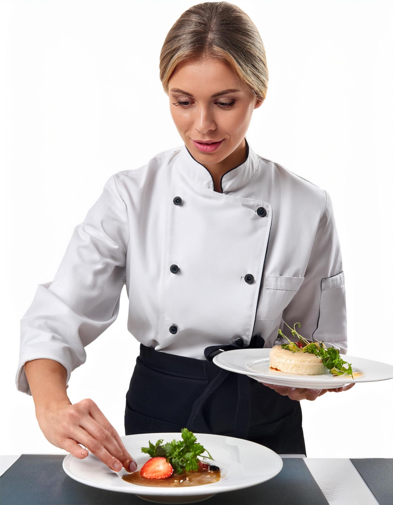 Instructor plating dish with precision tools